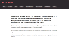 Desktop Screenshot of litforbrains.com