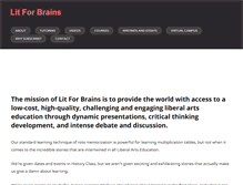 Tablet Screenshot of litforbrains.com